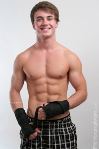 Fit Young Men: Model Briley Hall - Boxer - Briley Three 