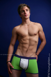 Fit Young Men Model Chris Williams Naked Triathlete