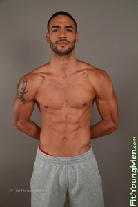 Fit Young Men Model Jorge Diaz Naked Personal Trainer