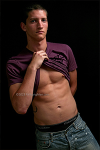 Fit Young Men Model Jacob Sims Naked Runner