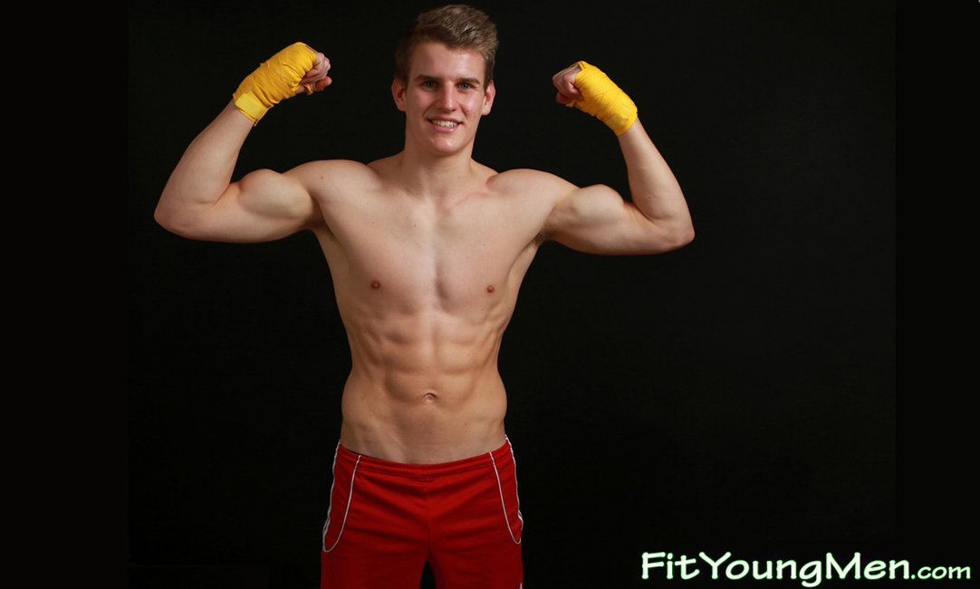 Fit Young Men: Model Harry Stephens - Tall & Muscular Young Pup Harry Shows off his Athletic Body