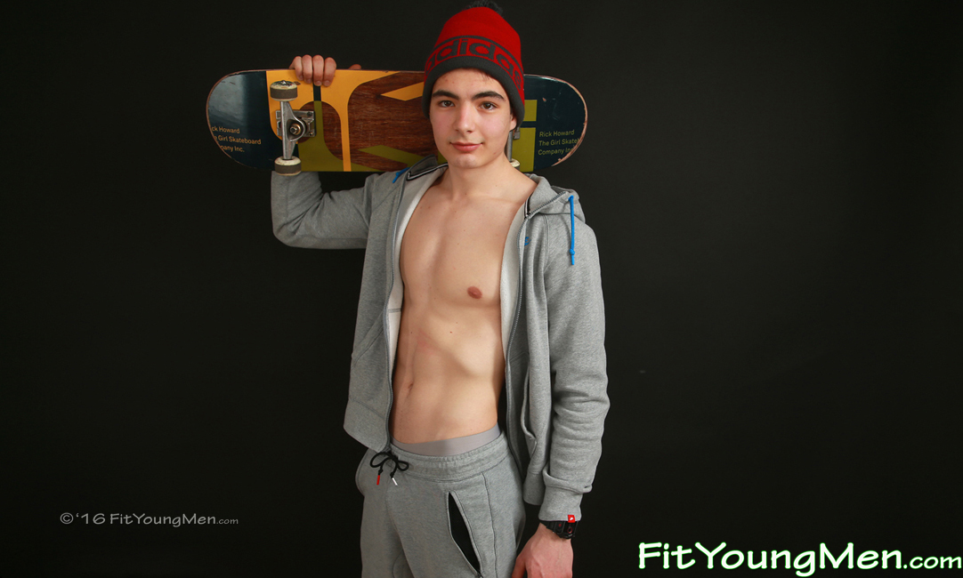 Fit Young Men: Model Toni Filip - Skateboarder - Young SkateboarderToni Kicks Back & Shows off his Rock Hard Muscles!