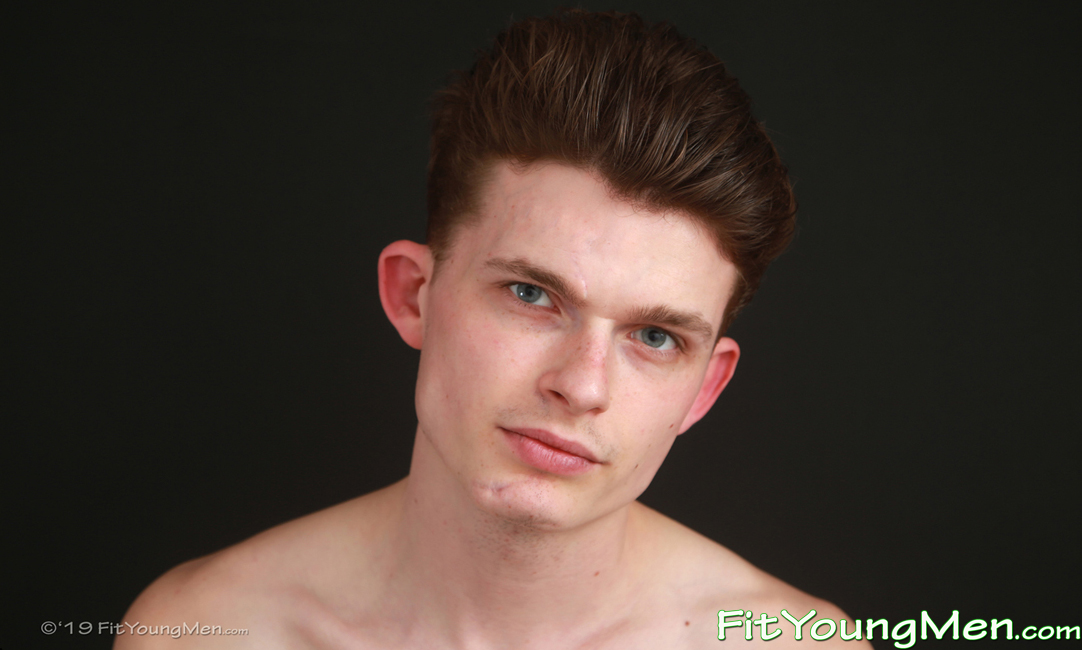 Fit Young Men: Model Dustin Bronson - Gym - Super Lean and Toned Young Model Dustin Shows off his Athletic Body