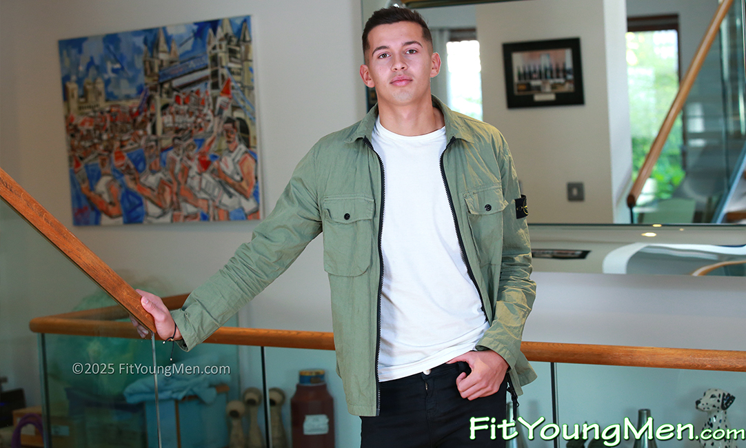 Fit Young Men Model Ciaren Jones Naked Footballer