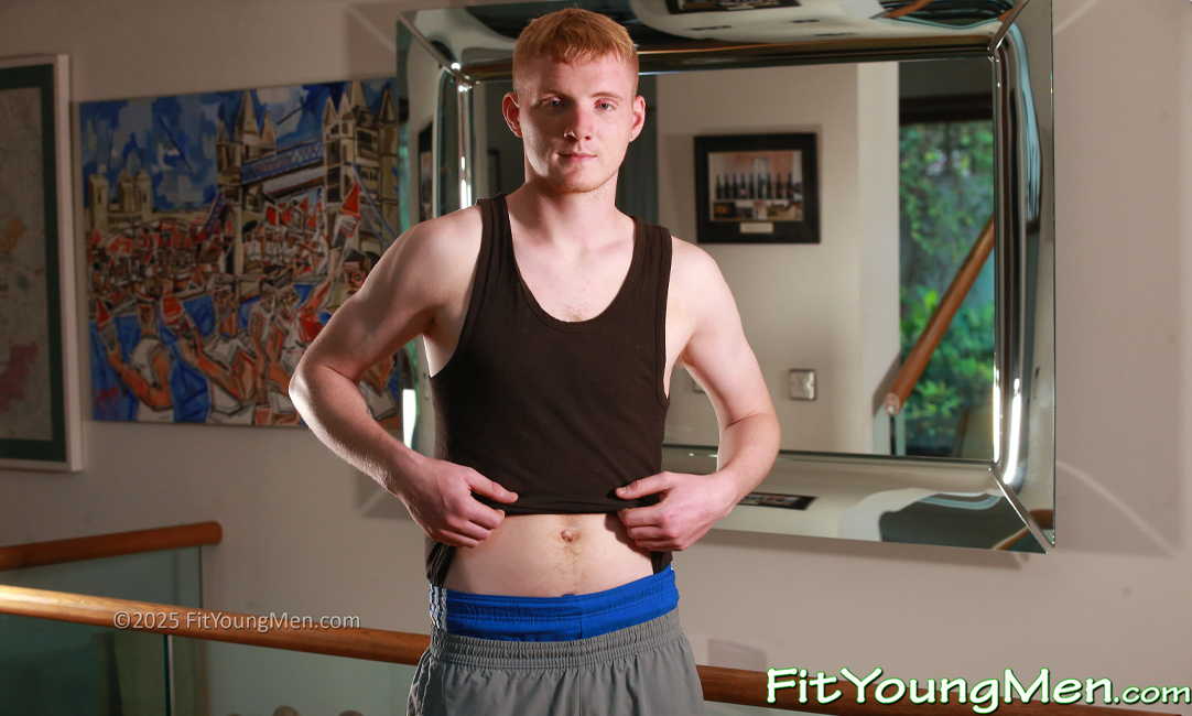 Fit Young Men Model Marcus Young Naked Running