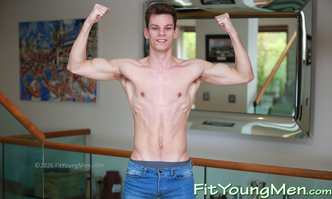 Fit Young Men Model Alex Volkov Naked Mixed Martial Arts