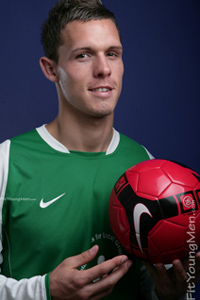 Fit Young Men Model Jamie Stuart Naked Footballer