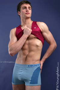 Fit Young Men Model Chris Williams Naked Triathlete
