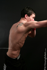 Fit Young Men Model Jon Summers Naked Mixed Martial Arts
