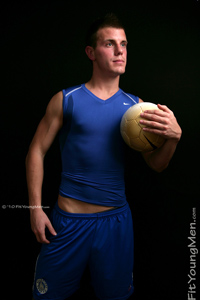 Fit Young Men Model Jason Mead Naked Footballer