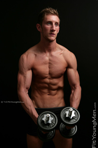 Fit Young Men Model Tom Howe Naked Personal Trainer