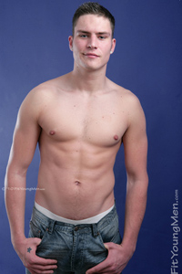Fit Young Men Model Josh Ryan Naked Footballer