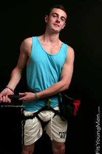 Fit Young Men Model Greg McEwan Naked Climber