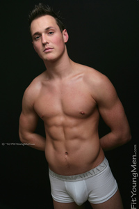 Fit Young Men Model Jamie Cole Naked Footballer