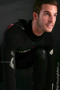 Fit Young Men Model Alex Lancaster Naked Surfer