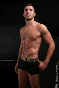 Fit Young Men Model Dan Paris Naked Personal Trainer