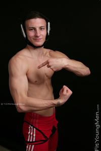 Fit Young Men Model Tomas Kowal Naked Mixed Martial Arts