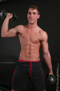 Fit Young Men Model Rich Wills Naked Mixed Martial Arts