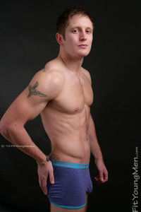 Fit Young Men Model Marc Rogers Naked Footballer