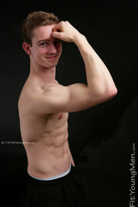 Fit Young Men Model Jack Parker Naked Personal Trainer