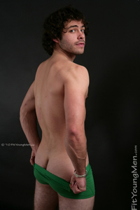 Fit Young Men Model Tyler Brent Naked Parkour
