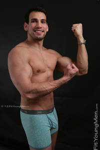 Fit Young Men Model Carl Mitchell Naked Thai Boxer