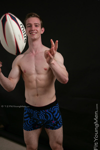 Fit Young Men Model Jack Parker Naked Personal Trainer