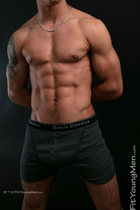 Fit Young Men Model James Flanders Naked Mixed Martial Arts