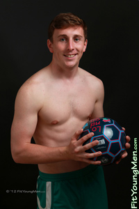 Fit Young Men Model Tom Jameson Naked Footballer