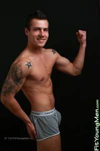 Fit Young Men Model Marko Parkham Naked Personal Trainer