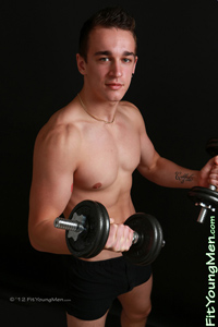 Fit Young Men Model Cameron Berry Naked Personal Trainer