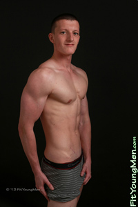 Fit Young Men Model Nate Hartnett Naked Footballer
