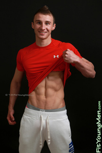 Fit Young Men Model Joel Hamble Naked Personal Trainer