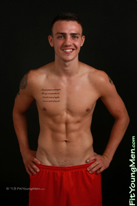 Fit Young Men Model Ben Howard Naked Basketballer