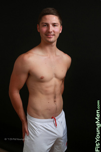 Fit Young Men Model John Anderson Naked Footballer