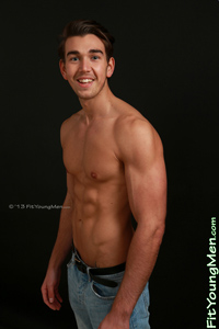 Fit Young Men Model Will Templeton Naked Personal Trainer