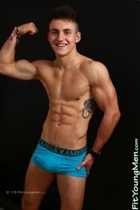 Fit Young Men Model Travis Banfield Naked Sailor