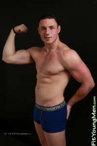 Fit Young Men Model Stephen Thomas Naked Rugby Player