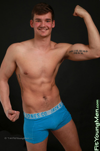 Fit Young Men Model Lewis Alexander Naked Personal Trainer