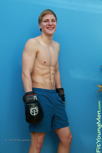 Fit Young Men Model Dan Hague Naked Judo