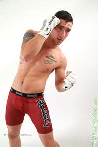 Fit Young Men Model Ben Vickers Naked Mixed Martial Arts
