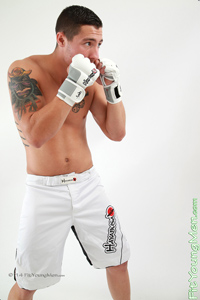 Fit Young Men Model Ben Vickers Naked Mixed Martial Arts