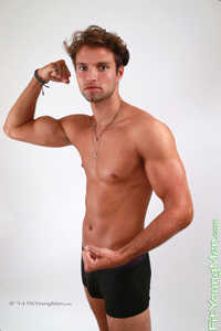 Fit Young Men Model James Grafton Naked Gym