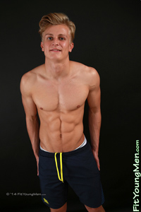 Fit Young Men Model Josh Hesketh Naked Personal Trainer