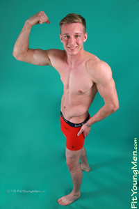 Fit Young Men Model Ryan Huddart Naked Gym