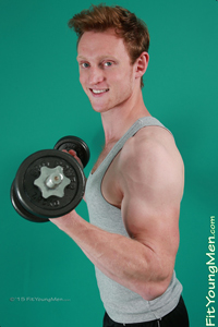 Fit Young Men Model Ben Baxter Naked Gym