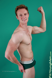 Fit Young Men Model Ben Baxter Naked Gym