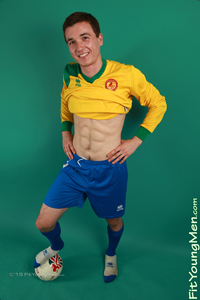 Fit Young Men Model Tristan Thompson Naked Footballer
