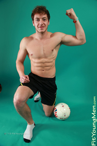 Fit Young Men Model Max Meyer Naked Footballer