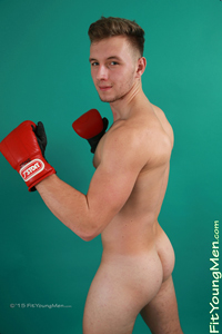 Fit Young Men Model Aiden Walsh Naked Boxer